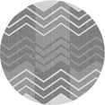 thumbnail image 1 of Ahgly Tapis Rond Lavable en Machine Intérieur Transitionnel Gris Platine, 4 Pieds Rond, 1 of 7