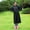 Black - Adult Bundle, variant on EVA Rain Poncho Thickened Hooded Full Coverage Raincoat for Travel Camping and Outdoor Use