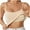 Beige, variant on ORT Camisole Tops for Women Summer Spaghetti Strap Basic Padded Tank Top with Built in Bra Workout Yoga Shirts(Beige,L)