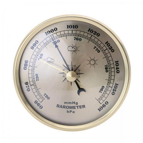 Barómetro Aneroide Sunnimix 90 mm Montado en la Pared