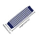 thumbnail image 3 of 1 par de guantes de punto sin dedos con estampado de rayas para mujer Blue White One Size, 3 of 6