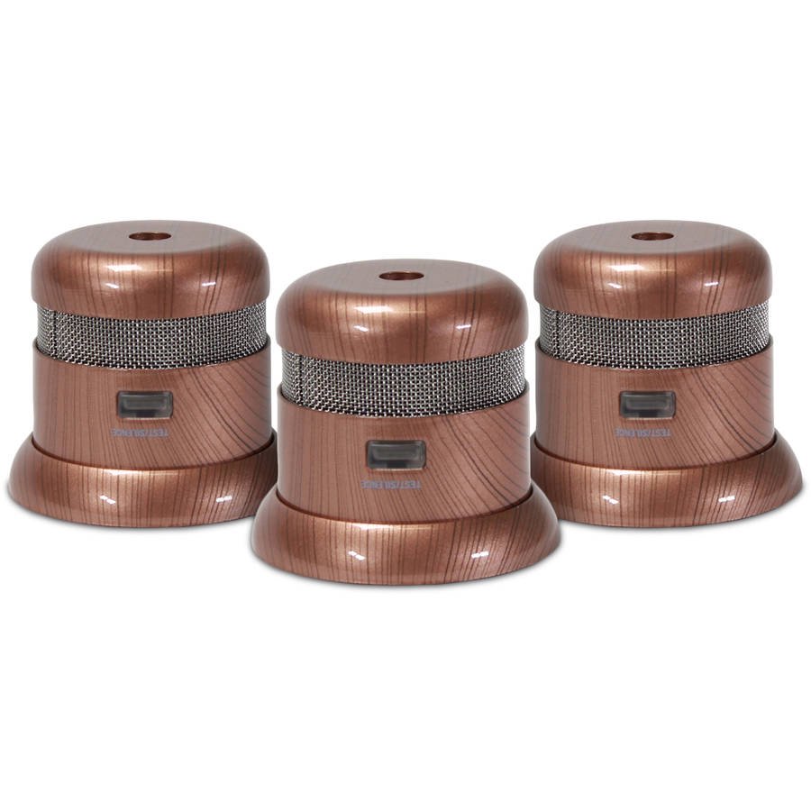 First Alert Atom Micro Photoelectric Smoke Alarm with Antique Copper