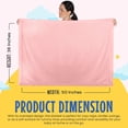 thumbnail image 3 of Manta para bebé Baby Morgan Thermal Waffle 91 x 127 cm, color rosa, 3 of 8