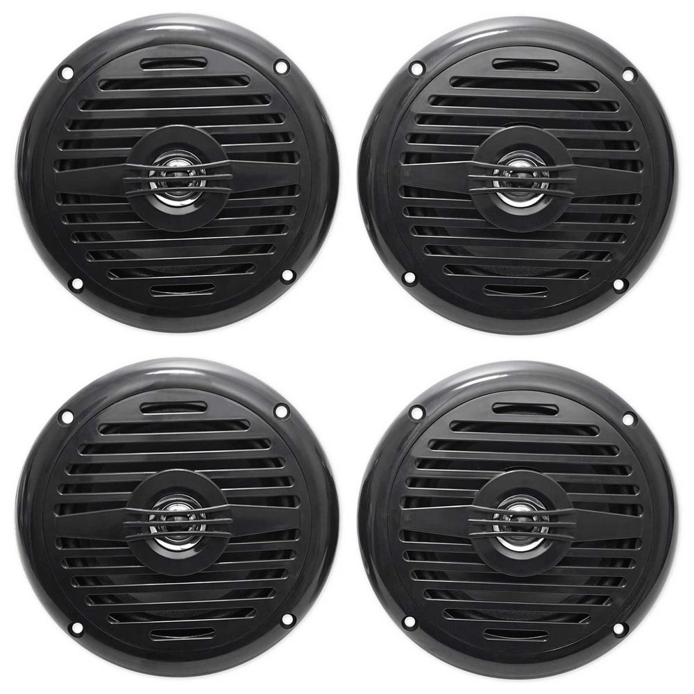 (4) Rockville MS525B 5.25" 800 Watt Waterproof Marine Boat Speakers 2