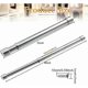 thumbnail image 2 of 26-27 Extendable Stainless Steel Wardrobe Rod 51cm to 80cm Adjustable Telescopic Curtain Rod Anti-Corrosion Extendable Wardrobe Tube for Wardrobe Bath, 2 of 5