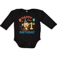 thumbnail image 3 of Inktastic Happy 1st Birthday Monkey Party Theme Boys or Girls Long Sleeve Baby Bodysuit, 3 of 5