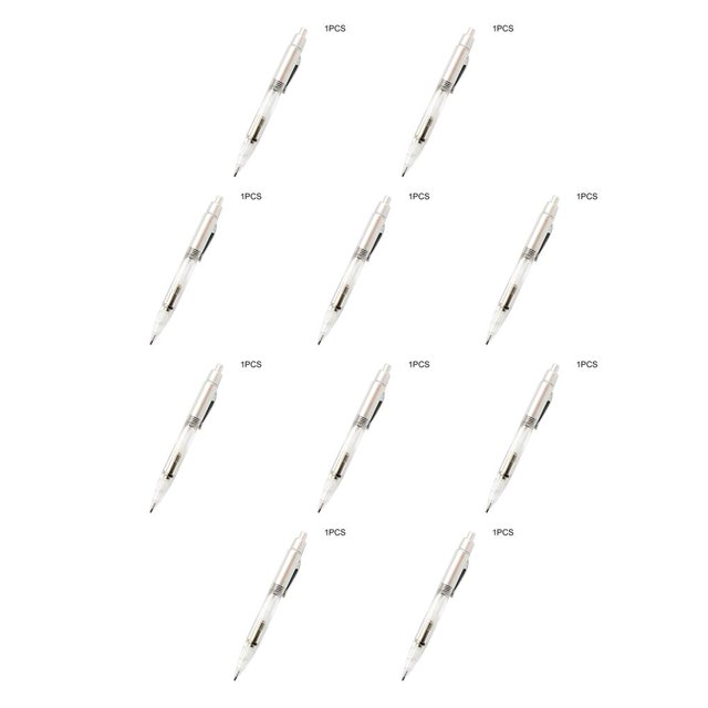Injueey Pluma de pintura de diamante, pluma de perforación de punto de aleación de aluminio y plástico, herramienta de dibujo de costura de 10piezas