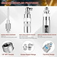thumbnail image 6 of Grease Coupler Kit Tool Grease Tip 28-Piece Grease Coupler Kit Quick Connect Grease Fittings Complete Lube Accessories, 6 of 8