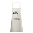 thumbnail image 2 of HongHeng Clearance Under $2.00 Wipable Apron Suitable for Women's Fashionable Home Kitchen Cute Japanese Cooking Apron Work Clothes, 2 of 3