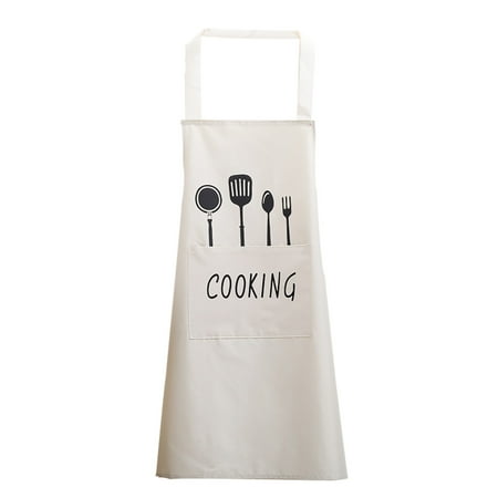 

NIUBWJL Kitchen Apron with Hand Wipe Aprons for Women with pockets Waterproof for Cooking Baking Painting and BBQ - Stylish Kitchen Apron with Pockets