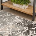 thumbnail image 2 of Berkley Hyacinth Area Rug KM28 Km28 Grey Grey Cracked Scratched 2' 3" x7' 5" Rectangle, 2 of 2