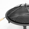 thumbnail image 4 of Hampton 22 Inch Round Steel Wood Burning Fire Pit in Black, 4 of 7