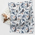 thumbnail image 6 of Naloa Underwater Animals 1 Dog Blanket, 3 Sizes Cat Blanket for Indoor Cats Large Medium Small Dog Gifts-Large, 6 of 8