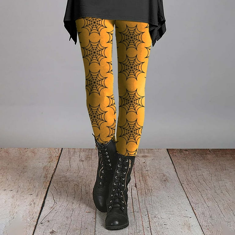 NMMUED Halloween Leggings for Women Fall Clothes for Women