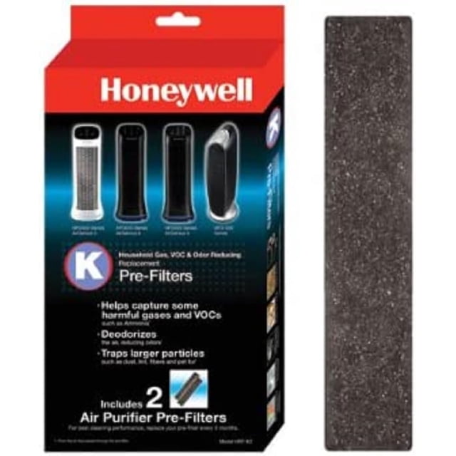 Honeywell HRF-K2C Household Gas & Odour Reducing Replacement Pre-Filter (K) for Air Purifiers
