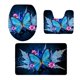 thumbnail image 5 of Alfombras de , Alfombra de , de 3 Alfombrils de de Y Alfombrils apariencia de U, 12 Patrones de Mariposas para El Mariposa 5 perfecl Conjunto de alfombra de baño, 5 of 6