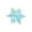 Snowflake-03, variant on Christmas Acrylic Snowflake Ornaments, 4 Styles Crystal Clear Plastic Xmas Tree Pendant for Winter Snow Theme DIY Decorations