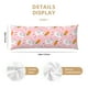 thumbnail image 3 of Balery Rabbit And Carrot Funda Protectora para Almohada Corporal de Algodón Hipoalergénico con Cierre(55 x 21 pulgadas), Almohadas No Incluidas, 3 of 7