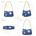 thumbnail image 7 of FORMRS Womens Shoulder Bag with Chain Strap Clutch Purse Cute Tote Handbag, Light Pink Jellyfish, 7 of 7