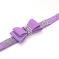 thumbnail image 6 of Mumup Dazzling Rhinestone Dog Collar with Soft Fabric and Crystal Bow Tie - Elegant and Glamorous Puppy Collars for Small Dogs with Leash, 6 of 6
