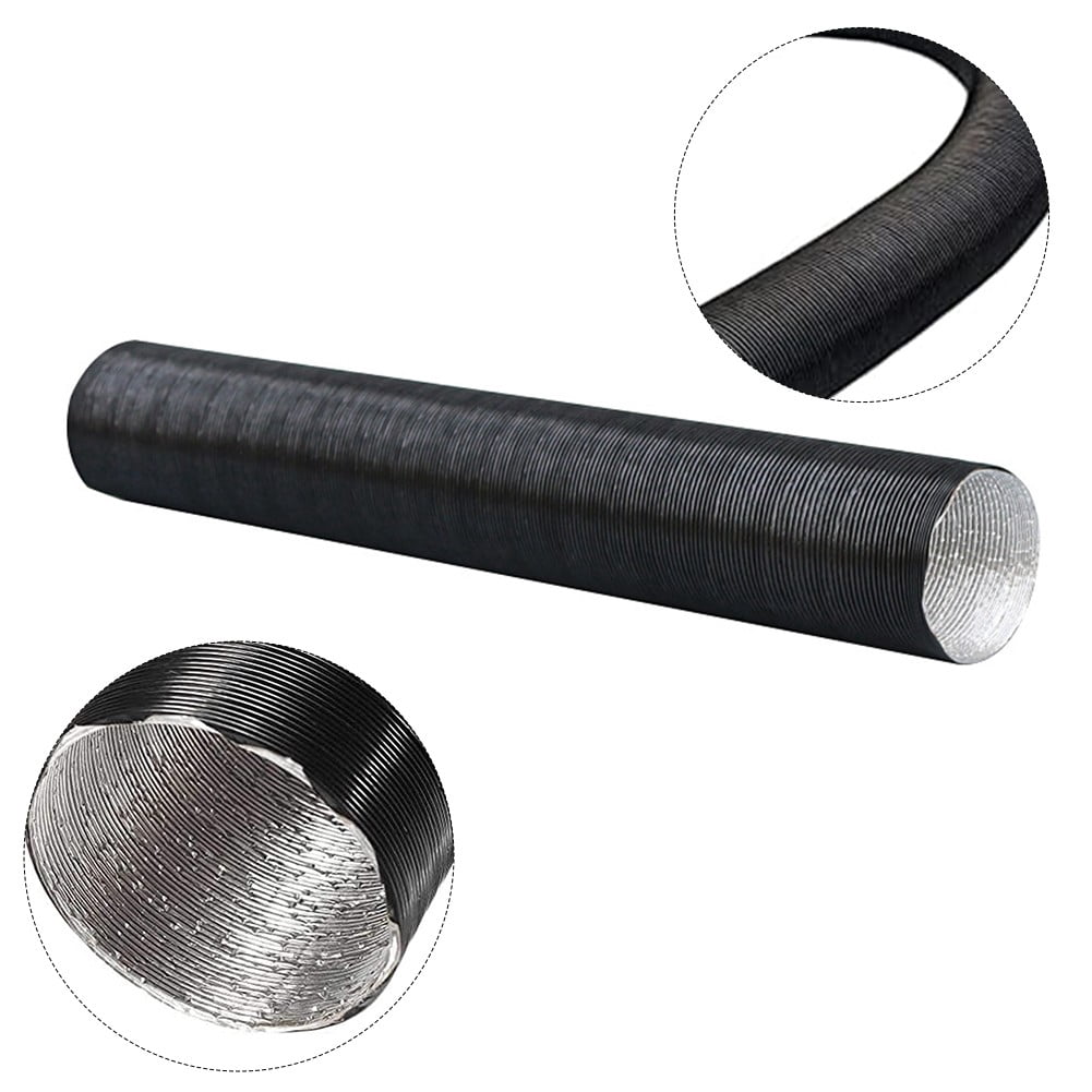 100Cm Aluminium Hose Expandable Ventilation Hose Expandable Functionality Flame Retardant Flexible Airflow Management