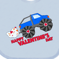thumbnail image 4 of Inktastic Happy Valentine's Day-monster Truck Boys or Girls Baby Bib, 4 of 4