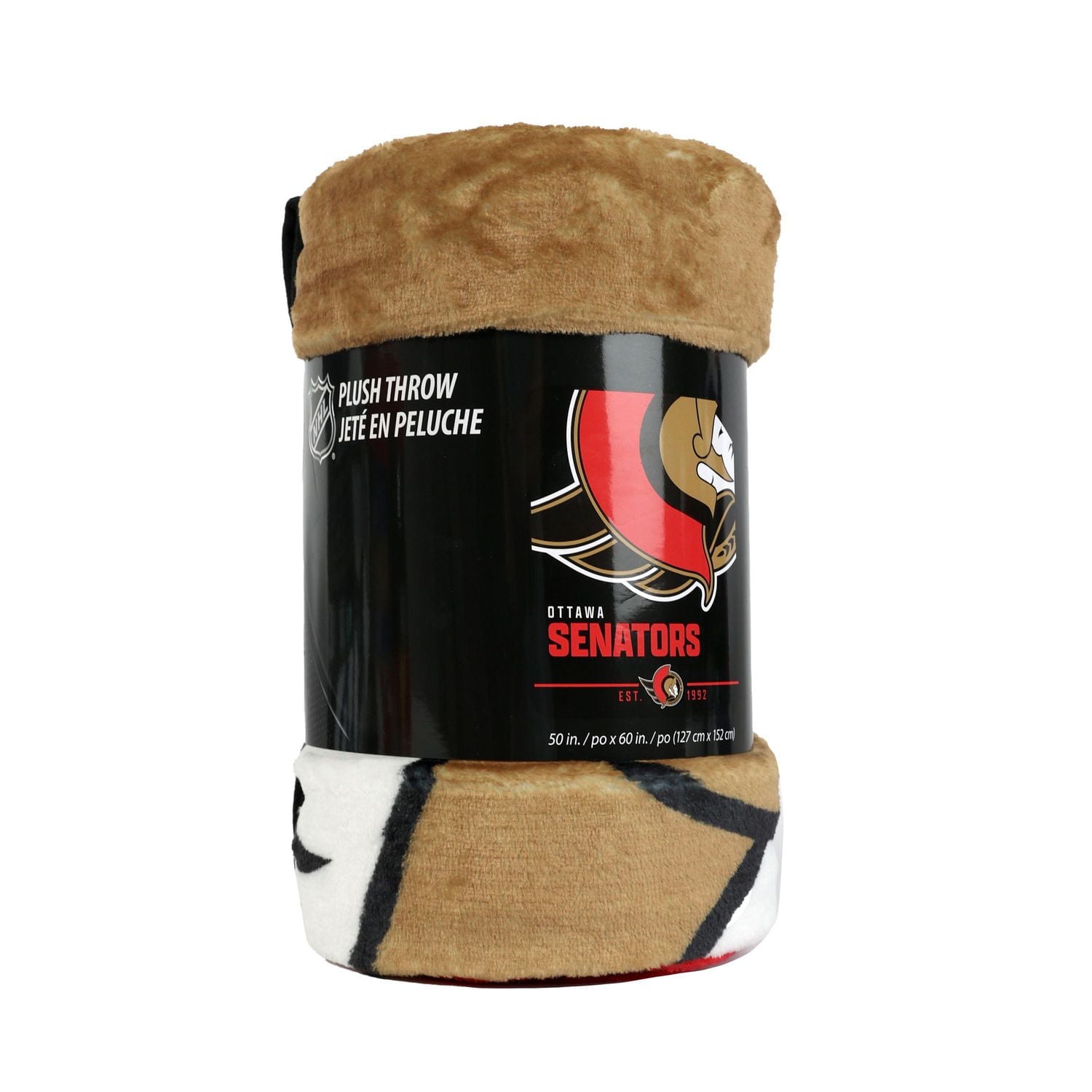 couverture NHL Ottawa Senators 50po x 60 po