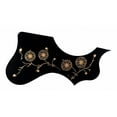 thumbnail image 4 of de guitarra acústica de 41 ", rativo, antiarañazos, para guitarra , derecho, negro shamjiam Placa decorativa antiarañazos, 4 of 6