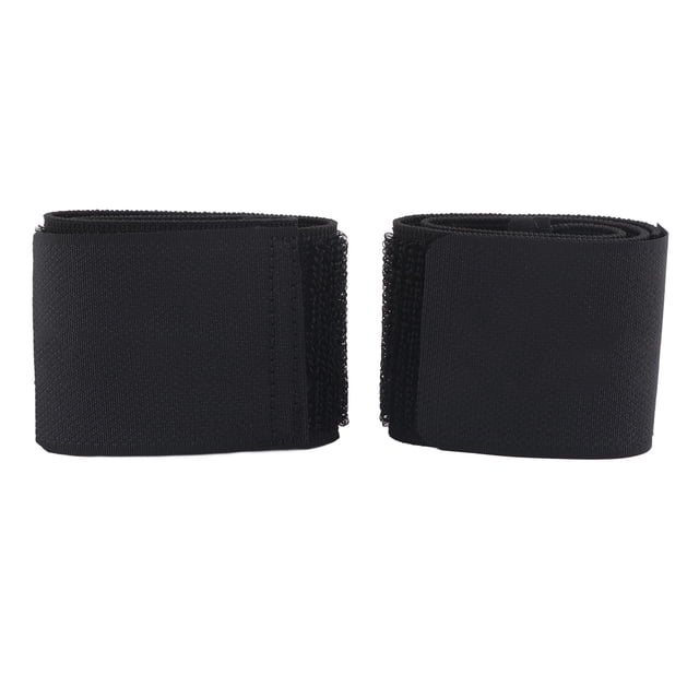Espinillera de fútbol, vendaje fijo, cinta de sujeción, espinillera, correa deportiva elástica ajustable (negro) YUNYI BRAND Deportes