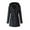Black, variant on Women Trendy Jacket Women Lightweight Rain Jacket Active Outdoor Hooded Raincoat Black