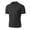 Black Shirt For Men, variant on IYTR Mens Shirts Summer Short Sleeve T Shirts Solid Color Casual Fashion Classic Comfortable Fitness Athletic Shirts Button Up Round Neck Comfy White S