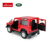 1/14 Scale Land Rover Denfender Licensed RC Remote Control Model Car w/Open Doors (Red)