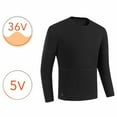 thumbnail image 3 of Lovzfmll Men's 22-Zone Smart Heating Thermal Underwear Set with USB Charging, Ultra-Warm Fleece Lined Base Layer for Extreme Cold Weather, 3 of 6