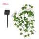 thumbnail image 3 of Advancent 2/5/10 m Solar Maple Leaf Vine Garden Leaf Rattan Lámpara de decoración de vid ajustable Iluminación y accesorios 2 m Advancent HA006271-01, 3 of 6