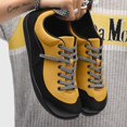 thumbnail image 4 of Men's Blue and Black Outdoor Casual Sneakers, Breathable Comfort Walking Shoes, 4 of 10