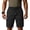 Black, variant on Fgvctg Men's Cargo Shorts Elastic Waistband Casual Summer Beach Cargo Short Stretch Waist Waistband Trendy Relaxed Fit Shorts Drawstring Workout Plus Size Pants with Pockets,Dark Gray,XL