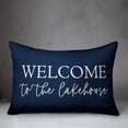 thumbnail image 3 of Creative Products Welcome To The Lakehouse 14x20 Indoor / Outdoor Pillow, 3 of 3