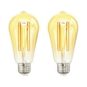 eco4life Wi-Fi Smart LED Amber Filament Bulb, ST19 Edison, Vintage design, 60W equivalent, E26/E27 Base, 2000K to 5000K, Dimmable, Tunable White Light, Compatible with Amazon Alexa (3 Pack)