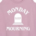 thumbnail image 3 of Instant Message - Monday Mourning - Women's Racerback Tank Top, 3 of 6