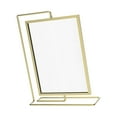 thumbnail image 2 of Double Sided Picture Frame Accessories Decorative for Desktop Lover Friends Gold, 2 of 8