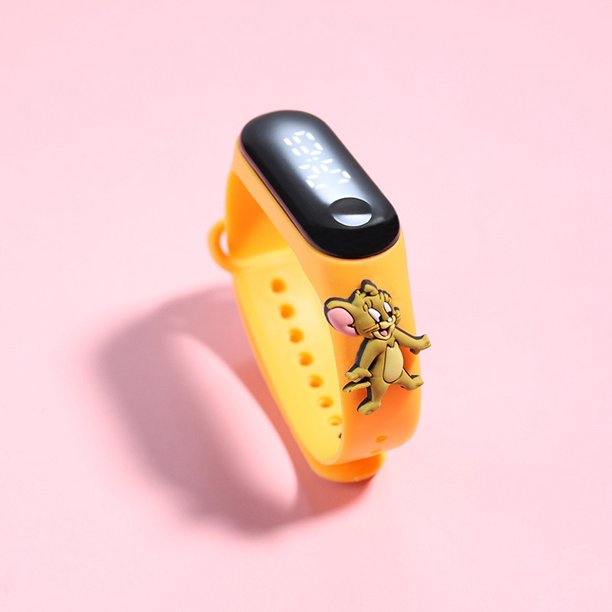 Reloj inteligente a prueba de agua con pantalla táctil para niños, reloj electrónico Digital LED para niños y niñas, pulsera deportiva para bebés, regalo de cumpleaños Gao Jinjia LED