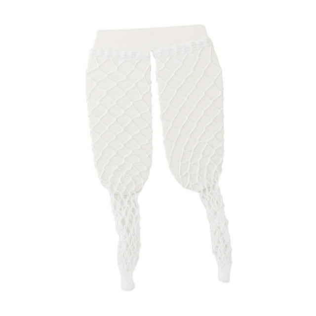 serony Bas Résille Cuisse à l'Échelle 1/6 12 Pieds' Costume Pouces Figurines pour Soldat Blanc 9 cm