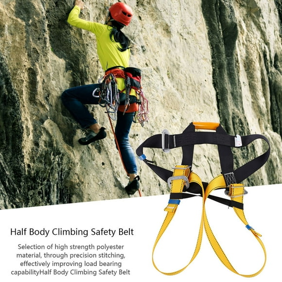 Wear Resisting Climbing , Comfortable Half Body Climbing Harness, For Mountaineering