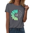 thumbnail image 2 of Basic T Shirts for Women Everyday Casual Loose Fit Summer Short Sleeve, 2 of 6