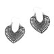 thumbnail image 2 of Women Retro Bohemian Alloy Hollow Out Hearts Earrings Jewelry Antique Silver----Antique Silver--Product code 60568 Antique Silver, 2 of 5