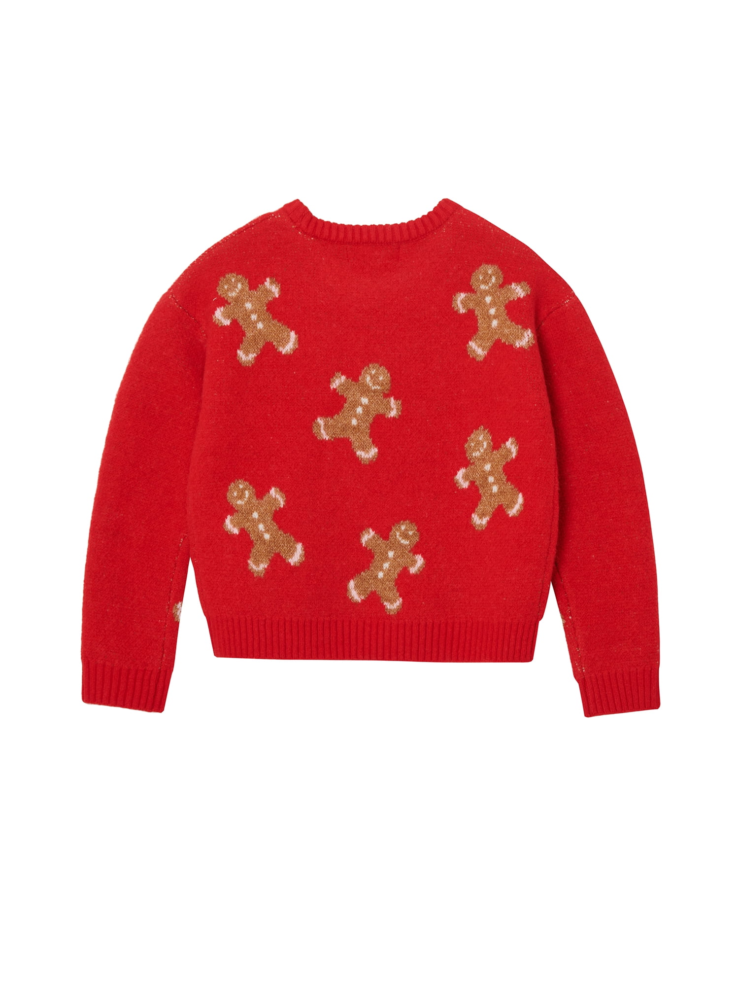 Planet Gold Girls Bow Print Ombre Sweater, Sizes 12M-18