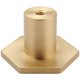 thumbnail image 3 of Juego de 10 pomos de puerta para muebles de latón puro macizo para armarios, cajones y armarios, hexágono dorado de 34 mm JM, 3 of 5