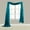Teal, variant on Modern Gold Decoration Satin Window Scarves, 55 x 216 in