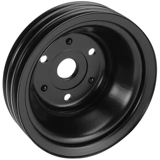 A-Team Performance Gilmer Style Pulley Kit Compatible with Chevrolet BBC Big Block Chevrolet Black