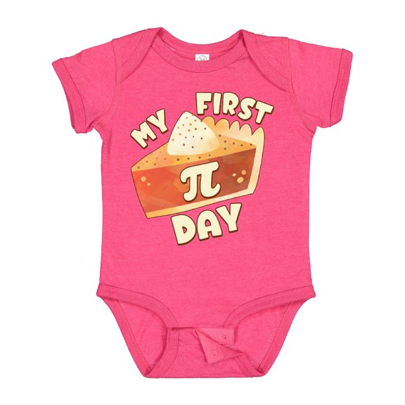 Inktastic My First Pi Day-pumpkin Pie Boys or Girls Baby Bodysuit